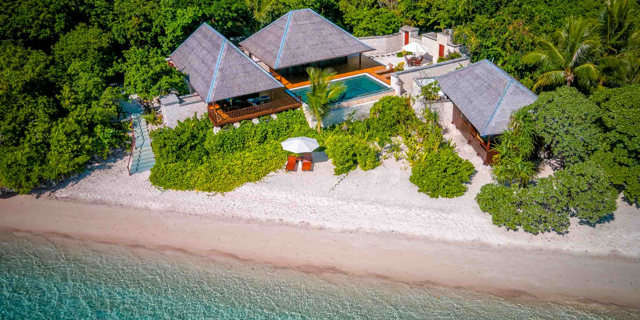 A resort in Amanpuri aerial view